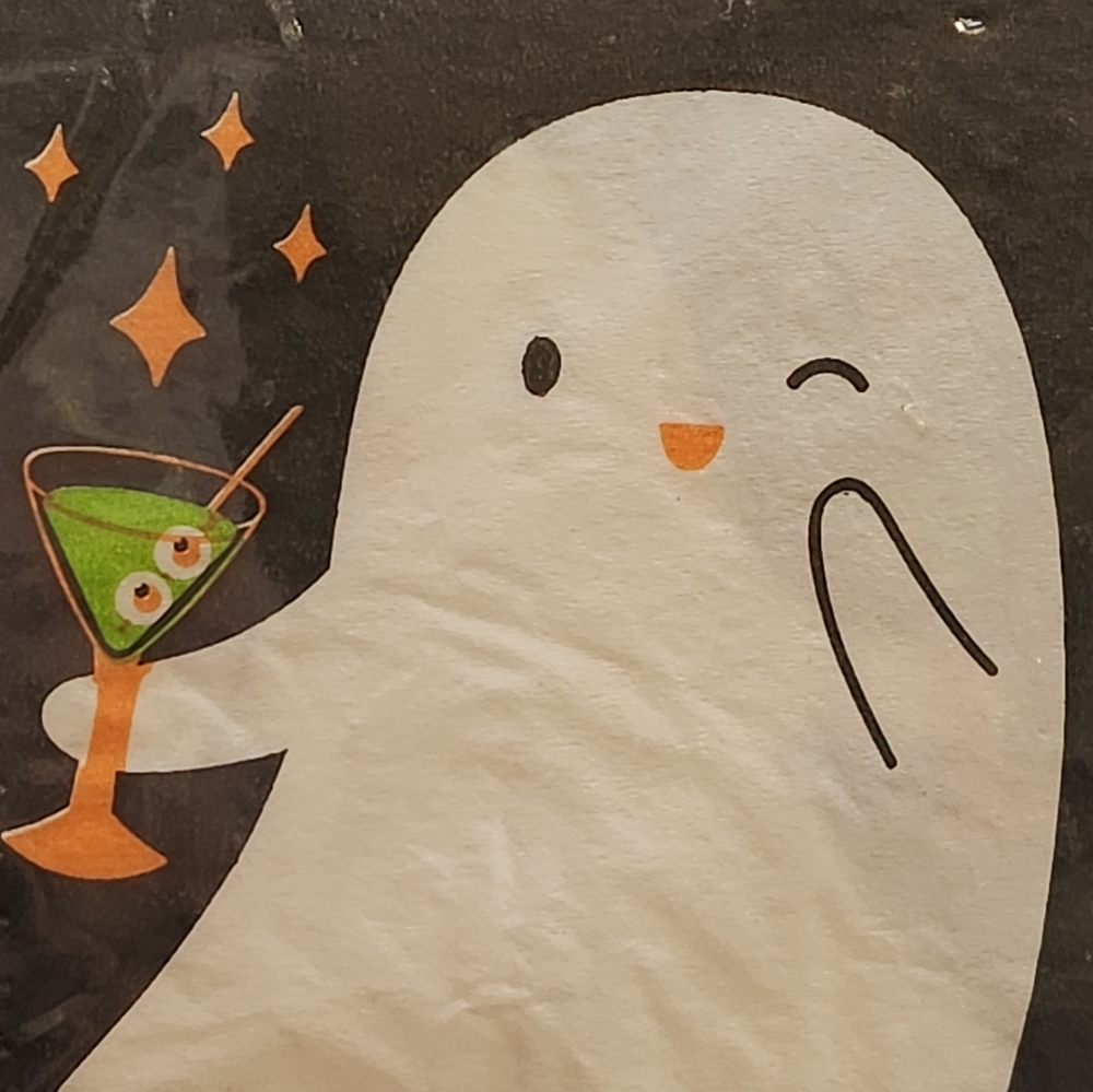 Paper Tales Pack Of 40 Cocktail Napkins "More Boos Please" Halloween Theme.